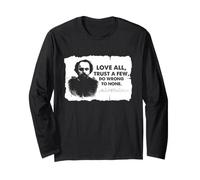 Shakespeare Love All Trust A Few Citation Littérature Bard Manche Longue