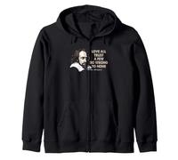 Shakespeare Love All Trust Few Citation Bard Littérature Sweat à Capuche