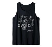 Shakespeare Love All Trust Quelques Citations Ne Vous trompez Pas Débardeur