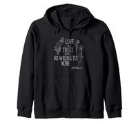 Shakespeare Love All Trust Quelques Citations Ne Vous trompez Pas Sweat à Capuche