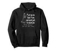 Shakespeare Much Ado Citation Let Me Be Literature Bard Sweat à Capuche