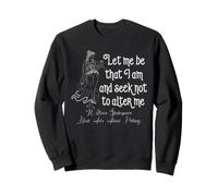Shakespeare Much Ado Citation Let Me Be Literature Bard Sweatshirt