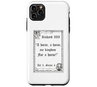 Shakespeare Play King Richard III Citation A Horse A Horse Coque pour iPhone 11 Pro Max
