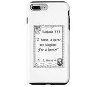 Shakespeare Play King Richard III Citation A Horse A Horse Coque pour iPhone 7 Plus/8 Plus