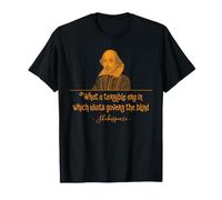 Shakespeare Satire Politique Citation littéraire Bard Humour T-Shirt