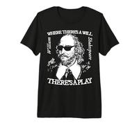 Shakespeare Shades Là où il y a Une volonté il y a Une pièce T-Shirt Haut de Gamme