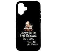 Shakespeare Shirt Citation Henry IV Play Citation Coque pour iPhone 16