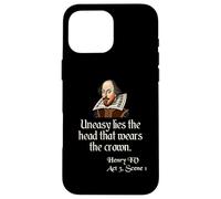 Shakespeare Shirt Citation Henry IV Play Citation Coque pour iPhone 16 Pro Max