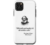 Shakespeare Shirt Citation - With Mirth and Laughter Coque pour iPhone 11 Pro Max