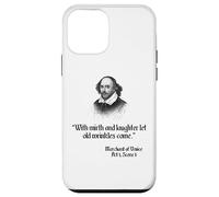 Shakespeare Shirt Citation - With Mirth and Laughter Coque pour iPhone 12 mini