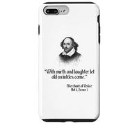 Shakespeare Shirt Citation - With Mirth and Laughter Coque pour iPhone 7 Plus/8 Plus