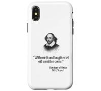 Shakespeare Shirt Citation - With Mirth and Laughter Coque pour iPhone X/XS