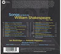 Shakespeare Songs by Ian Bostridge, Antonio Pappano [Audio CD] NEUF