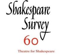 Shakespeare Survey Volume 60 Theatres for Shakespeare - Cambridge University Press - Cambridge University Press - Livre en Anglais - Paperback Cambridge University PressCambridge University Press (Aut