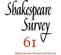 Shakespeare Survey Volume 61 Shakespeare Sound and Screen - Cambridge University Press - Cambridge University Press - Livre en Anglais - Paperback Cambridge University PressCambridge University Press 