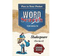 Shakespeare Themed Word Search for Adults: Fun in Your Pocket