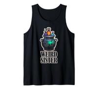 Shakespeare Weird Sister Macbeth Witchy Cauldron Humour Débardeur
