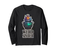 Shakespeare Weird Sister Macbeth Witchy Cauldron Humour Manche Longue