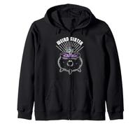 Shakespeare Weird Sister Macbeth Witchy Cauldron Humour Sweat à Capuche
