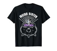 Shakespeare Weird Sister Macbeth Witchy Cauldron Humour T-Shirt