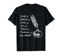 Shakespeare Women Characters Juliet Lady Macbeth Citation T-Shirt