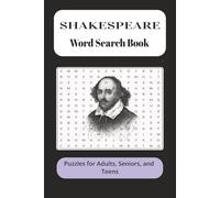 Shakespeare Word Search Book: Word searches with easy-to-read print about Shakespeare, Shakespearean Theater and more | 6X9 inches 110 pages | 50 + ... for gifts, vacations, leisure time, holidays.