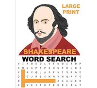 Shakespeare Word Search: Word Search Puzzle Book, William Shakespeare Comedies - The Tempest, Taming of the Shrew, As You Like It, A Midsummer’s Night’s Dream and More, Fun Gift for Family or Friend