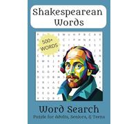 Shakespearean Words Word Search Puzzle Book: Word Searches with Easy to Read Print about William Shakespeare language, Shakespearean Words, and more| ... for Vacations, Holidays, and Free Times