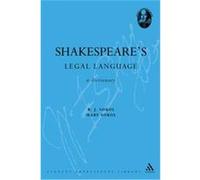 Shakespeare's Legal Language, Student Shakespeare Library B. J. Sokol, Mary Sokol (Auteur)