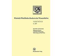 Shakespeares Sonette In Deutscher Übersetzung: Stefan George Und Paul Celan
