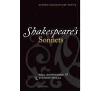 Shakespeare's Sonnets (Oxford Shakespeare Topics) by Paul [Paperback] NEUF