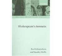 Shakespeare's Sonnets, Oxford Shakespeare Topics Paul Edmondson, Stanley Wells (Auteur)