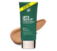 Shakeup Cosmetics Hydratant Teinté Homme, Maquillage Végan pour Hommes, Couvrance Naturelle contre Rougeurs & Imperfections, Hydratation 24h avec SPF, Teinte Bronze, 50 ml. Aka. LET’S FACE IT