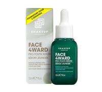 Shakeup Cosmetics Sérum Visage Anti-Âge Homme, Cible les Rides et Répare les Dégâts et Cicatrices. Végan avec Herbe du Tigre et Squalane, Utilisation Jour & Nuit, 30 ml - FACE 4WARD PRO-YOUTH SERUM