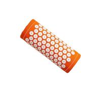 ShaktiMat [L'original] Coussin Acupression - Coton Biologique - Fabrication éthique - Soulage migraines & douleurs dans le Cou - Améliore circulation sanguine & Sommeil - Anti-Stress - Orange