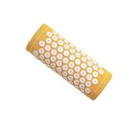 ShaktiMat [L'original] Coussin Acupression - Coton Biologique - Fabrication éthique - Soulage migraines & douleurs dans le Cou - Améliore circulation sanguine & Sommeil - Anti-Stress - Jaune