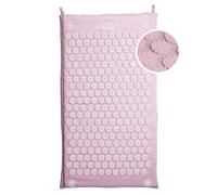 ShaktiMat [L'original] Tapis Acupression - Coton Biologique - Fabrication éthique - Soulage douleur dans le Dos, Pieds, Nuque, Jambes - Améliore circulation sanguine & Sommeil - Anti-Stress - Rose