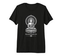 Shakyamuni Bouddha Lotus Méditation Paix Calme T-Shirt Haut de Gamme