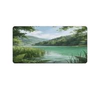 Shalimar Grand tapis de bureau imperméable et antidérapant en caoutchouc pour clavier d'ordinateur portable pour le travail et la maison, 30,5 x 61 cm