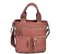 Shalimar Mixte Sac en Cuir Vertical bandoulière, Couleur : Naturel, 35.4 x 32.4 x 13.2 cm
