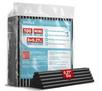 Shall-100 Paquets De Bâtons De Colle Noirs 0.27 ""X 8"" (7mm X 200mm) Bâtons De Colle Chaude Pour Pistolets À Colle Toutes Températures Bricolage Polyvalent
