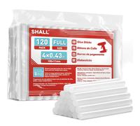 Shall Bâtons De Colle Chaude Pleine Grandeur, 11mm X 100 Mm Lot De 120 Bâtons De Pistolet À Colle Chaude Transparents Pour Tous Les Pistolets À Colle Temporaires