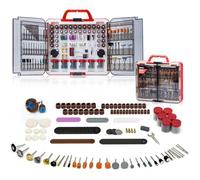 SHALL Coffret de 508 Accessoires d'Outils Rotatifs Universels, Kit d'Outils Multifonctions avec Mandrin pour Couper, Meuler, Percer, Graver et Polier Compatible Dremel