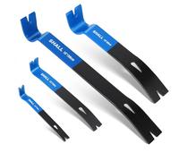 SHALL Lot de 4 pieds-de-biche plats - 38,1 cm, 25,4 cm, 19,1 cm, 14 cm - Très résistant et mini extracteur de clous - Barre de griffe utilitaire - Barre plate en acier à haute teneur en carbone pour