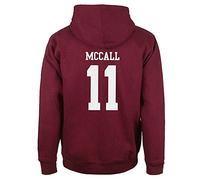ShallGood Homme Manches Longues Sweat À Capuche Impression de Lettre Hooded Hoodies Mode Pull Casual Haut Tops Rouge MCCALL 11 EU S