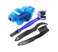 Shallho Lot de 4 outils de nettoyage pour chaîne de vélo - Brosse de lavage pour chaîne de moto - Pour motos, vélos, VTT