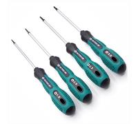 Shallho Lot de 4 tournevis triangulaires magnétiques TA1.8 TA2.0 TA2.3 TA3.0 pour la réparation de jouets électroniques, appareils électroménagers, réparations