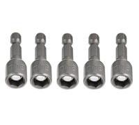 Shallho Lot de 5 douilles hexagonales magnétiques 1/4" pour visseuse sans fil ou perceuse 8 mm