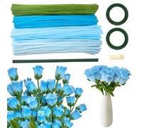 shallyong Cure-Pipe pour Fleurs, 400 Pièces Fil Chenill, Bouquet de Fleurs en Fil Chenille, Fleurs Cure Pipe, pour les Bouquets DIY, Artisanat Créatif Creatifs, Décorations de Maison