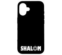 Shalom avec Symbole étoile de David fierté juive Coque pour iPhone 16